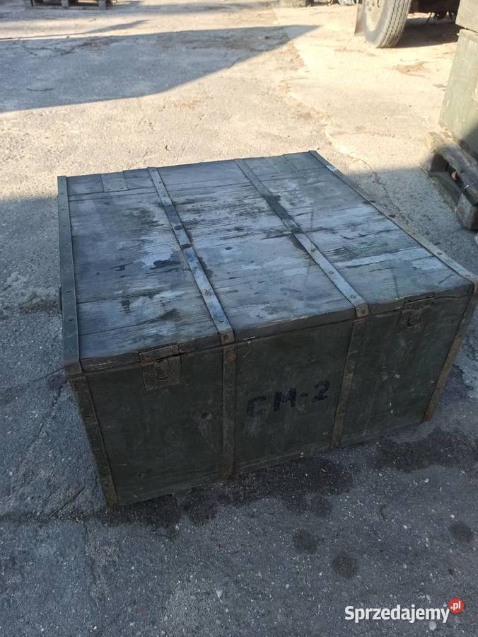 Skrzynka drewniana wojskowa 69x69x 39 łódzkie Skierniewice