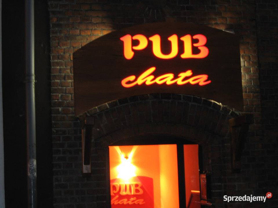 Kultowy lokal PUB Chata centrum 2 wejścia niskie Olesno