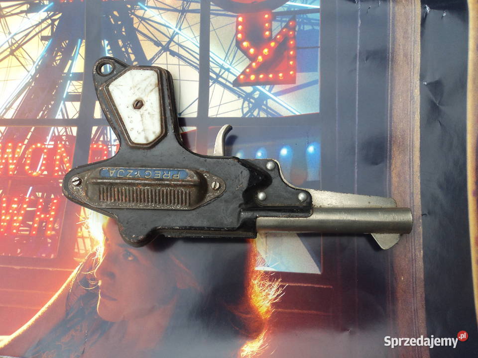 PRL pierwsza seria milicyjnego pistoletu zabawki Nowy Sącz sprzedam