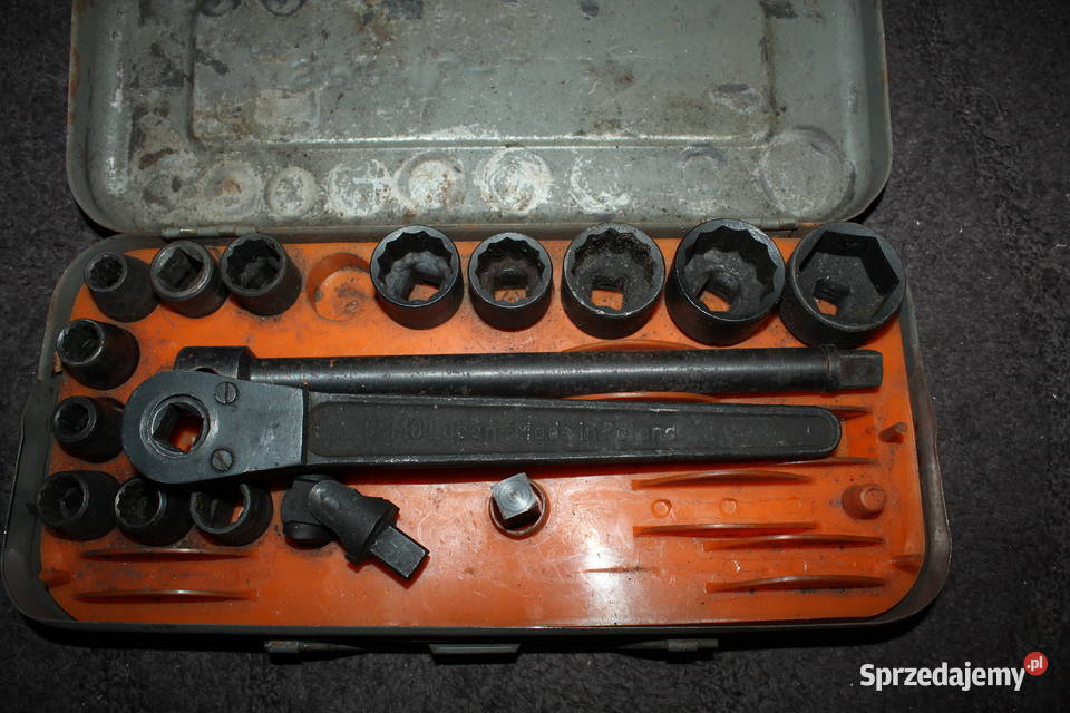 Zestaw kluczy nasadowych SMPO Lubań Made in Chorzów sprzedam