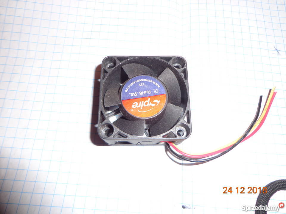 Wentylatory do elektroniki 40x40x20 mm 12V 3 łódzkie Łódź