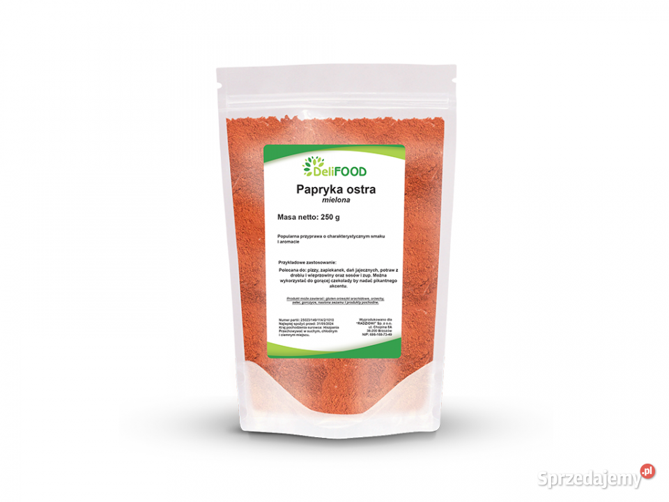 Papryka ostra mielona 250g Brzozów