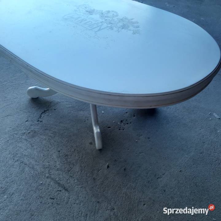 Stolik ława stylowy kawowy okolicznościowy biały Byczyna