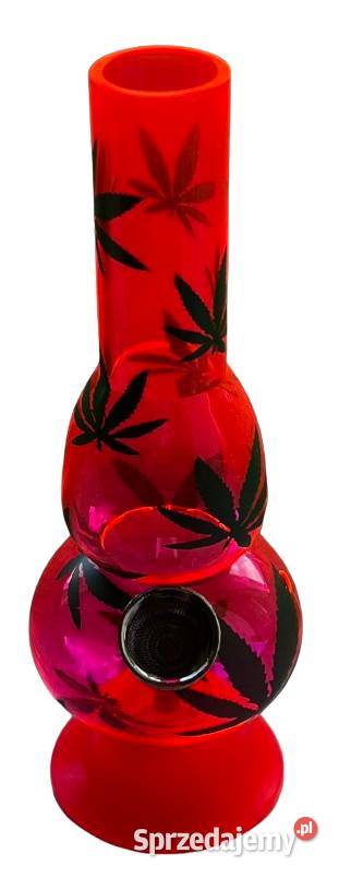 Bongo Akrylowe Fajka Wodna Pomarańczowa z Pozostałe Dom i Ogród