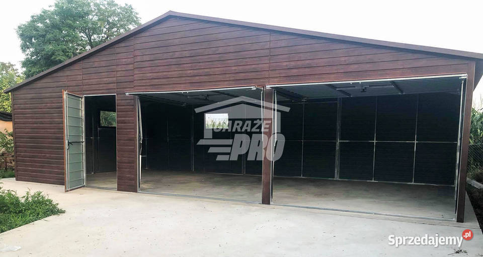 Garaż blaszany 10x5 2x Brama drzwi 2x okno GP144 Jastrzębie-Zdrój