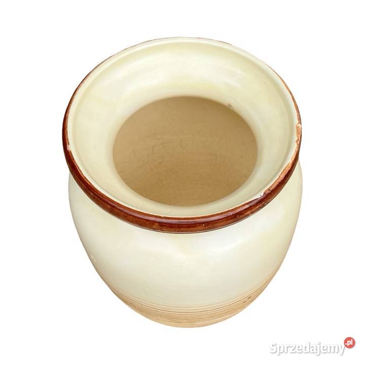 Ceramiczny wazon VEB Haldensleben Niemcy lata 50 Warszawa