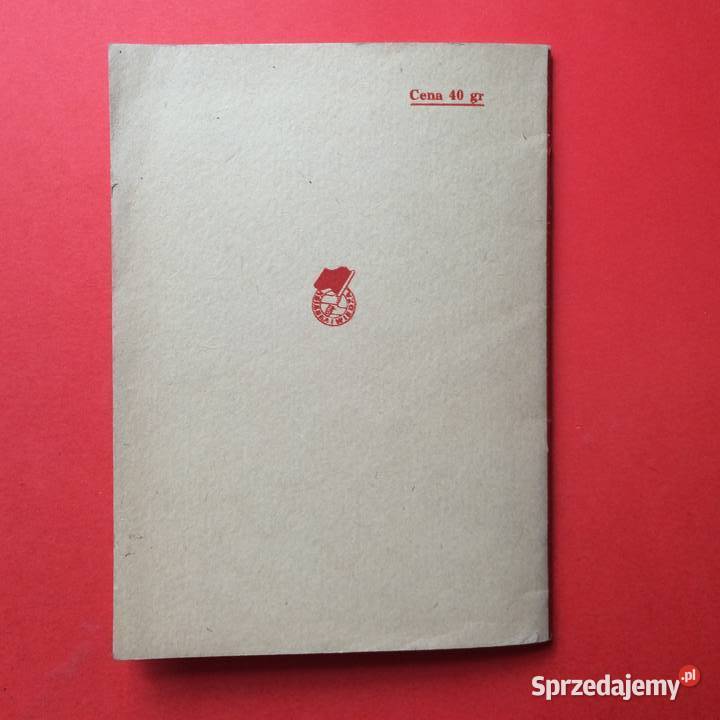 1950 Statut PZPR Antykwariat zachodniopomorskie Szczecin