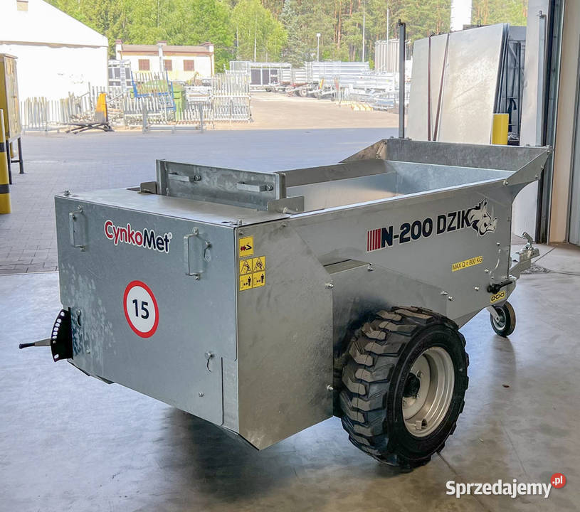 Rozrzutnik obornika Dzik 800 mini rozrzutnik Bieńkowice