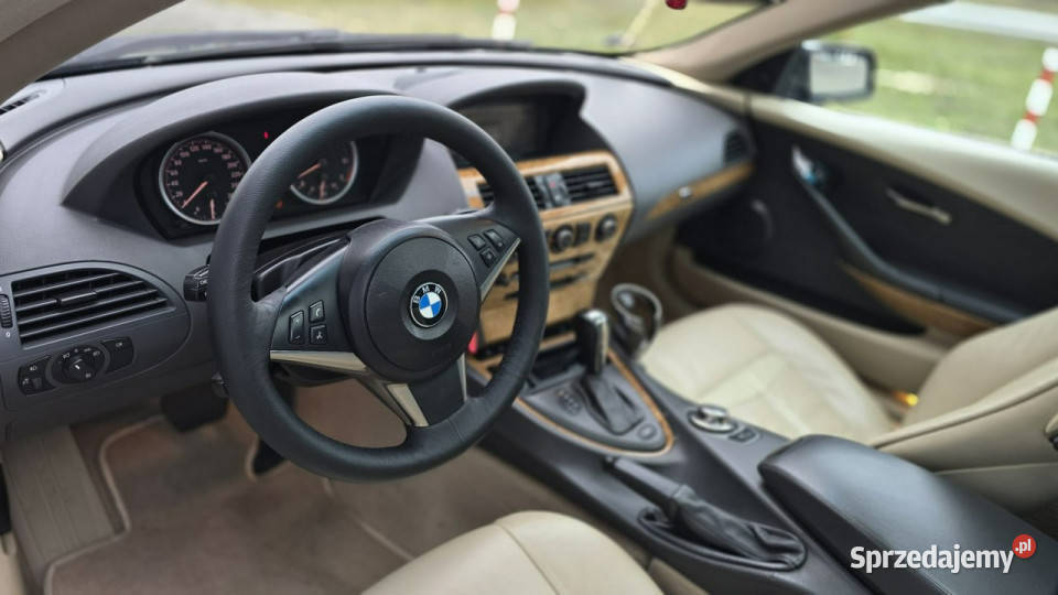 BMW 645 44 V8 Gaz Jasny Środek Zadbana E63E64 automatyczna mazowieckie Karczew