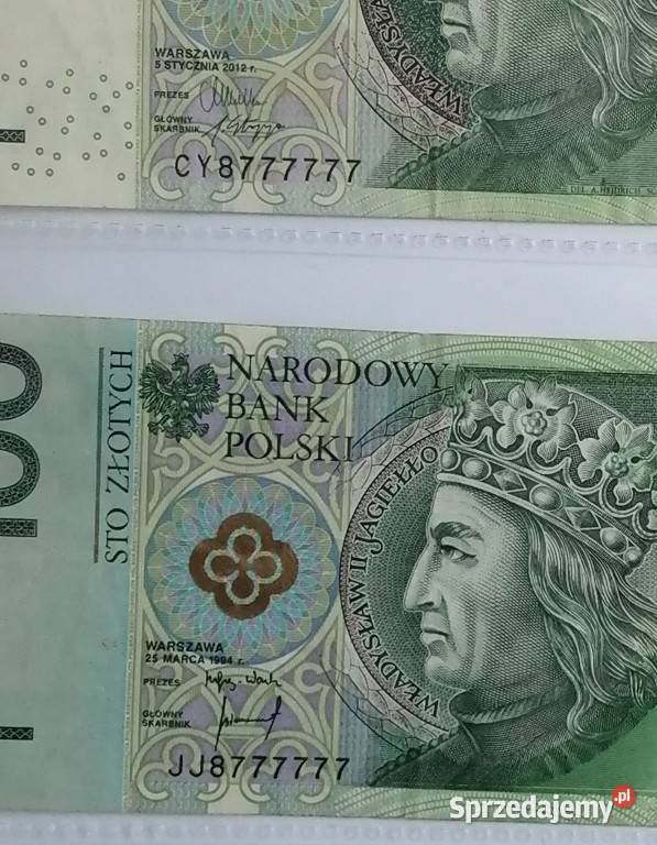 Banknoty SOLID prawie Mega Ciekawe Numery