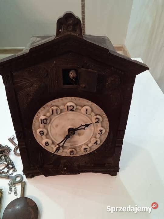 Zegar Majak z kukułką uszkodzony małopolskie Andrychów