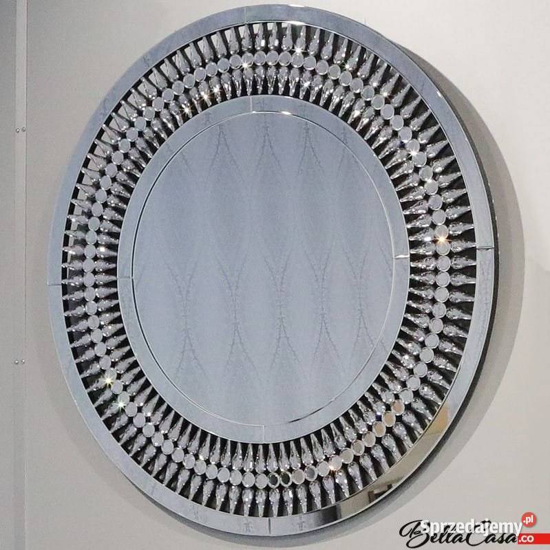 Lustro na ścianę glamour wiszące dekoracyjne mazowieckie Warszawa