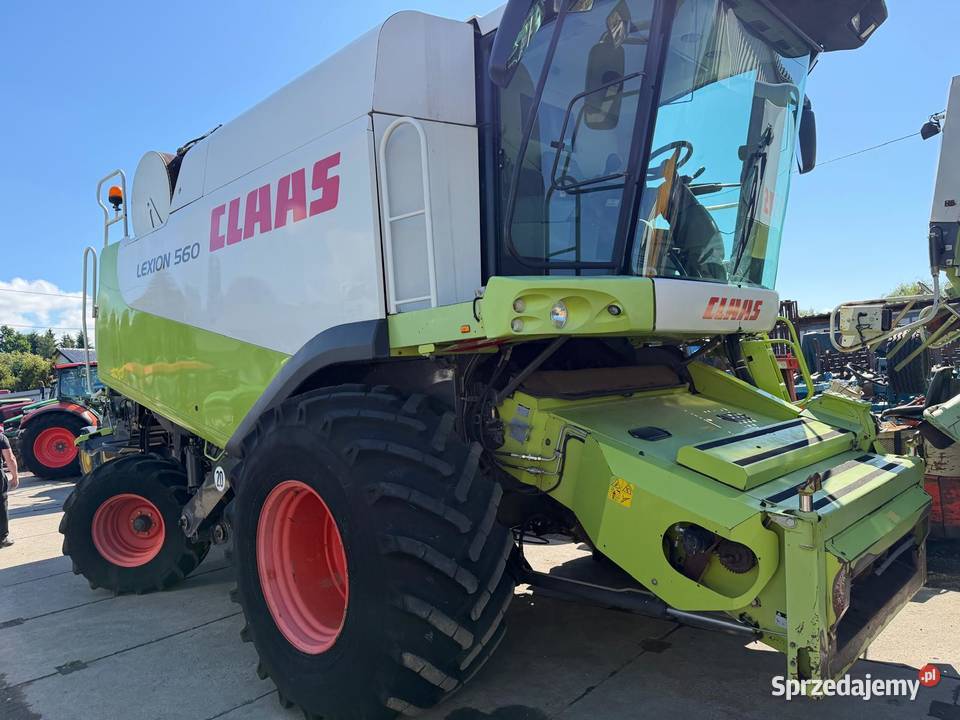 Kombajn zbożowy Claas Lexion 560 prod 2009 heder dolnośląskie Nowa Ruda