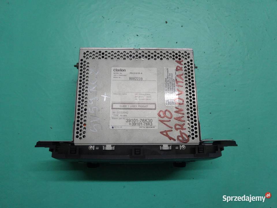 GRAND VITARA II LIFT 09r radio CD 3910176K30
