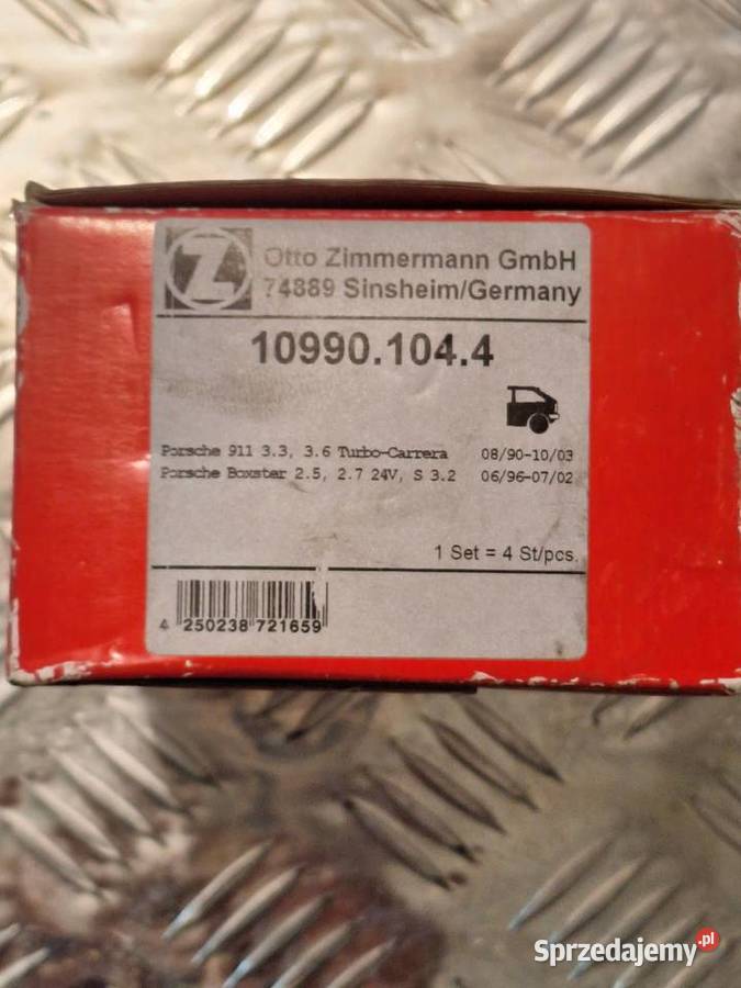 109901044 szczęki hamulcowe Porsche 911 Porsche wielkopolskie Poznań