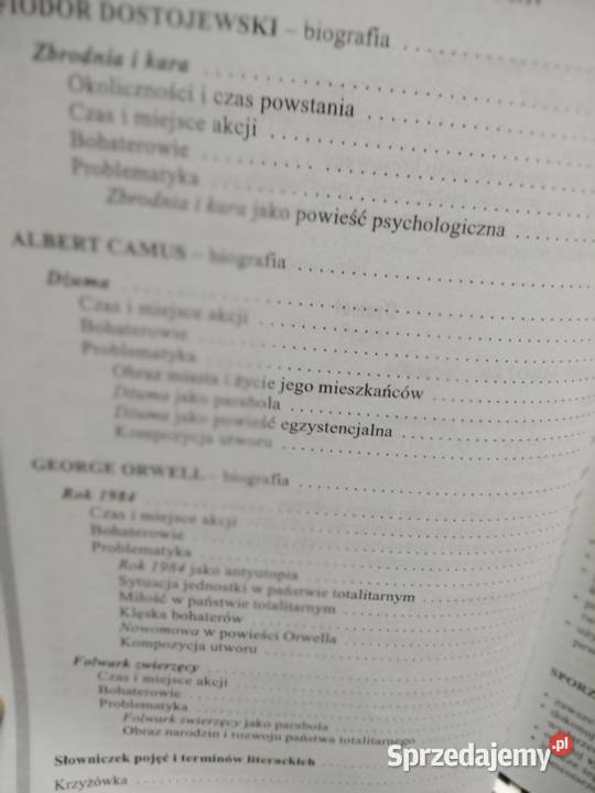 Lektury wiersze 7b polski antykwariat szkolny Warszawa