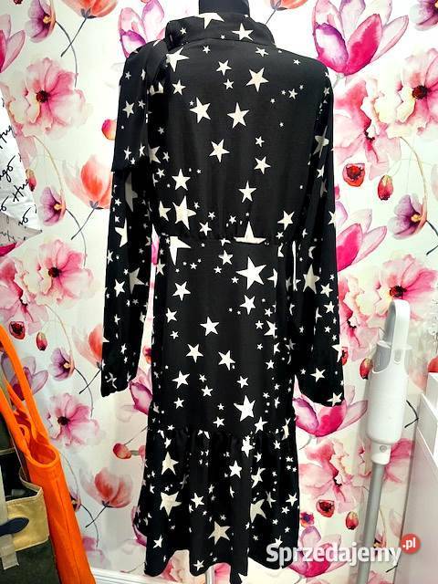 boohoo sukienka modny wzór gwiazdy gwiazdki 3840 Moda i Styl Choszczno