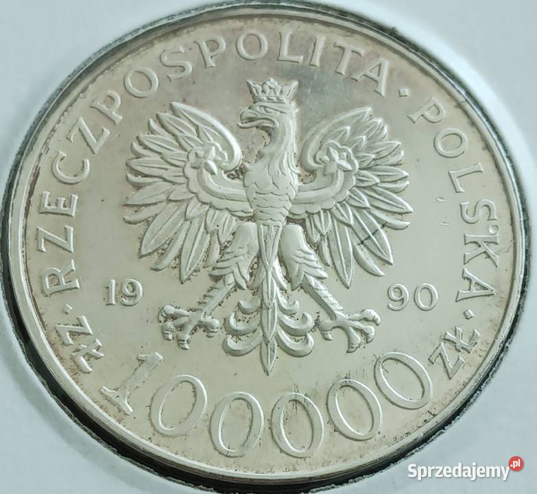 100 000 Solidarność 1990 r 4 typ A Konin