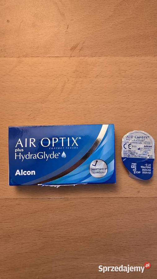 Soczewki Alcon Air Optix Plus Hydraglyde 225 7 Korekcja wzroku łódzkie Łódź