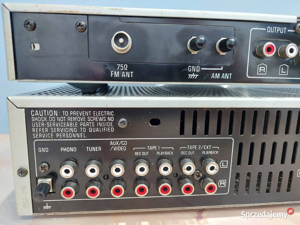 Technics Amplifier SUZ55 and Technics Tuner Łapy