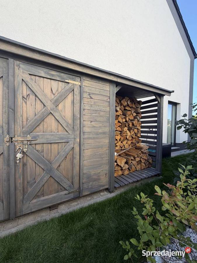 Domek narzędziowy drewniany 3 x 11m z drewutnią śląskie