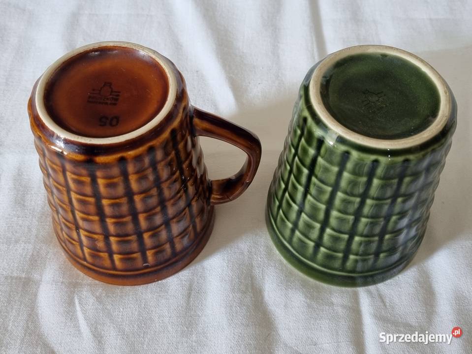 Kubek kratka Irena Pruszków z uchem i bez 2 mazowieckie Warszawa