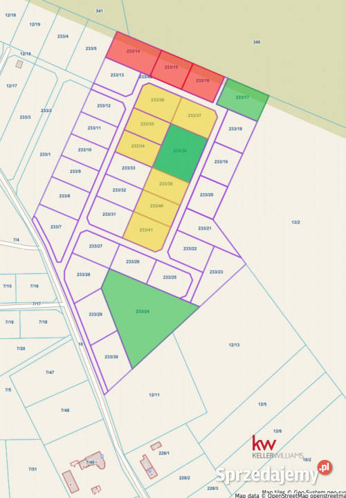 sprzedaży gruntu Kwidzyn 1509m2 polna Jaromierz