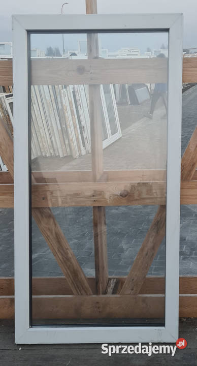 OKNA KacprzaK Witryna 73X130 FIX Używany PCV Lublin
