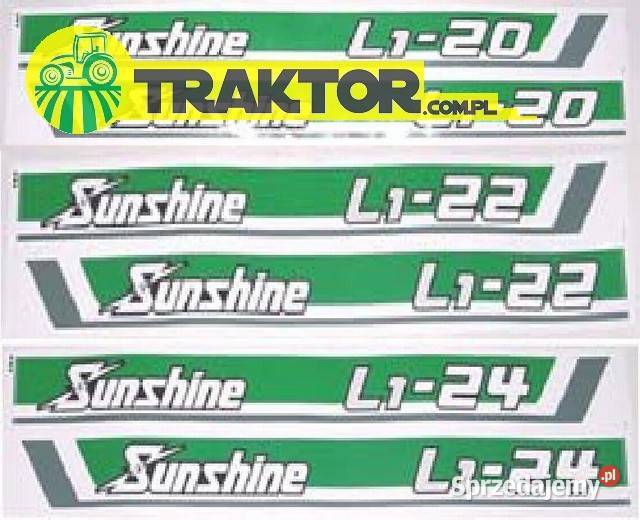Zestaw naklejek KUBOTA L122 Pozostałe podkarpackie