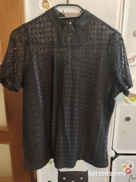 Elegancka koronkowa bluzka Pimkie czarna koronka