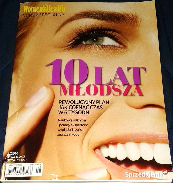 10 lat mlodsza Womens Health 012016 Chełm sprzedam