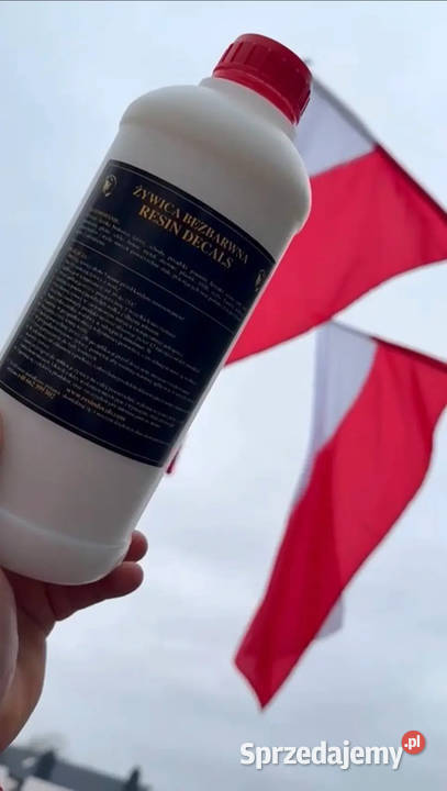 Żywica Bezbarwna Resin Decals 5L na nagrobki Bojano
