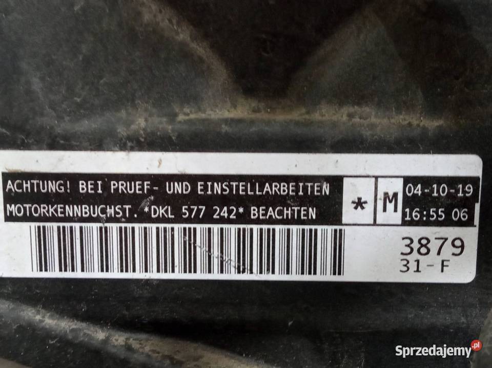SILNIK KOMPLETNY BENZYNA DKL 10 TSI Skoda Fabia sprzedam