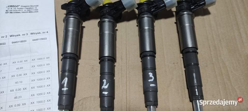 Wtryskiwacze wtrysk Renault Espace 20dci
