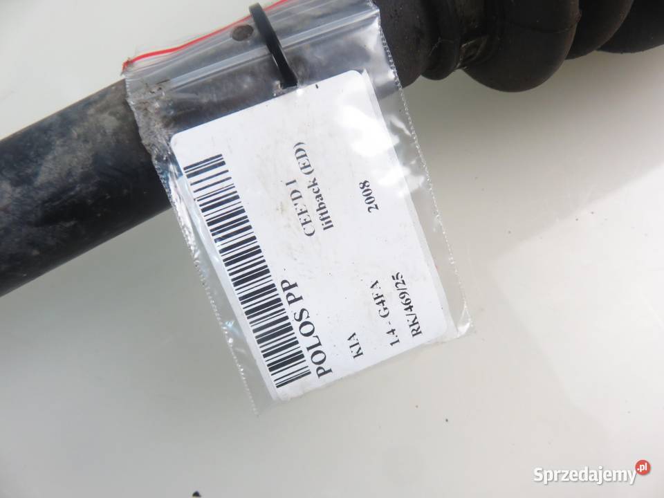 PÓŁOŚ PRAWA PRZEDNIA KIA CEED I 14 małopolskie