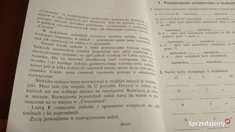 Matematyka 8 ćwiczenia Maciej Bryński 1996 db Gdańsk