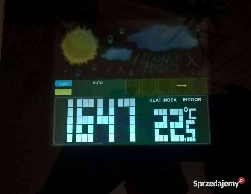 Zegar z Alarmem i Pogodą różne dane Kraków