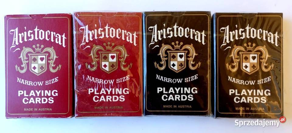 karty do gry Aristocrat nowe tanio