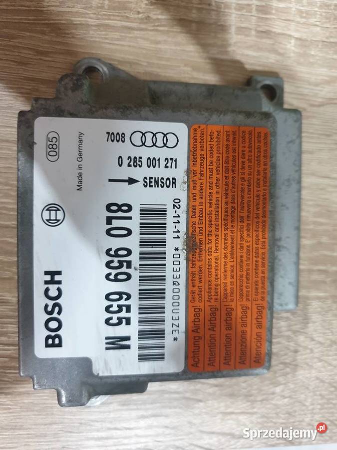 Sensor airbag audi a3 8l 8L0 959 655 M mazowieckie Garwolin sprzedam