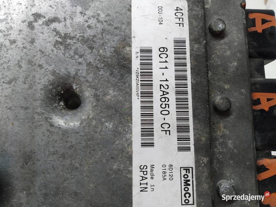 STEROWNIK SILNIKA 6C1112A650CF 24 D 140 Ford