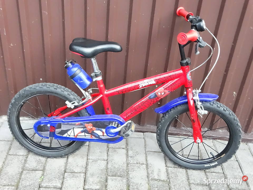 Rowerek dziecięcy 16 SpiderMan Marvel chłopca 46 16" lubelskie Biłgoraj