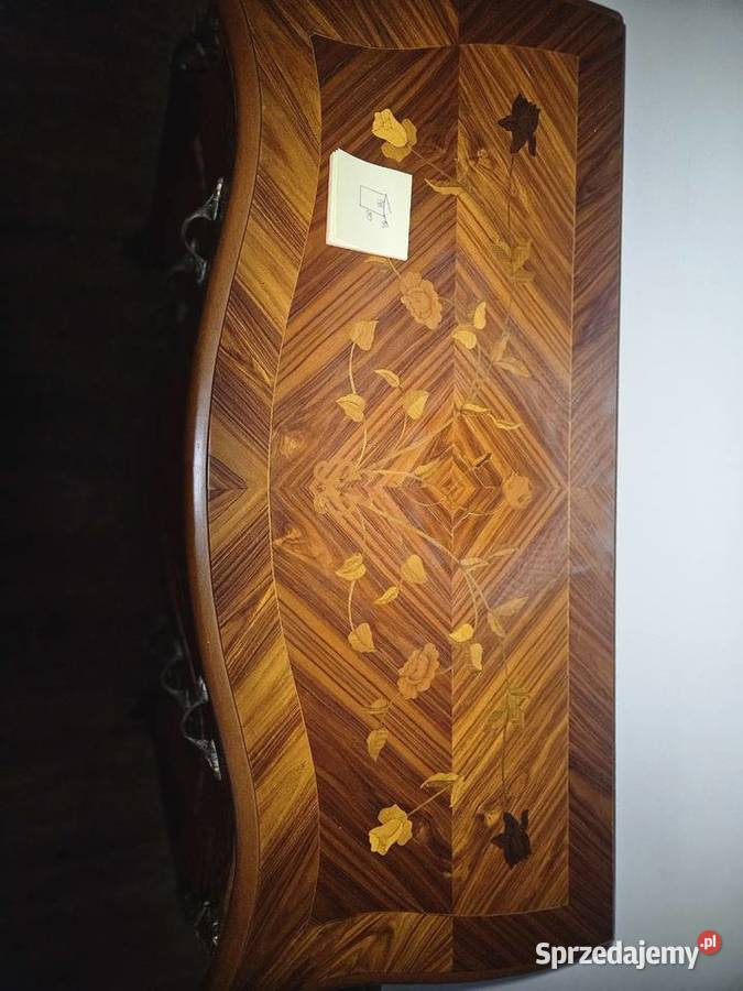 Komoda z intarsiami ala Ludwik XV Gdynia
