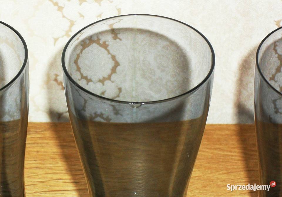 Wysokie szklanki do napojów koktajli drinków śląskie sprzedam