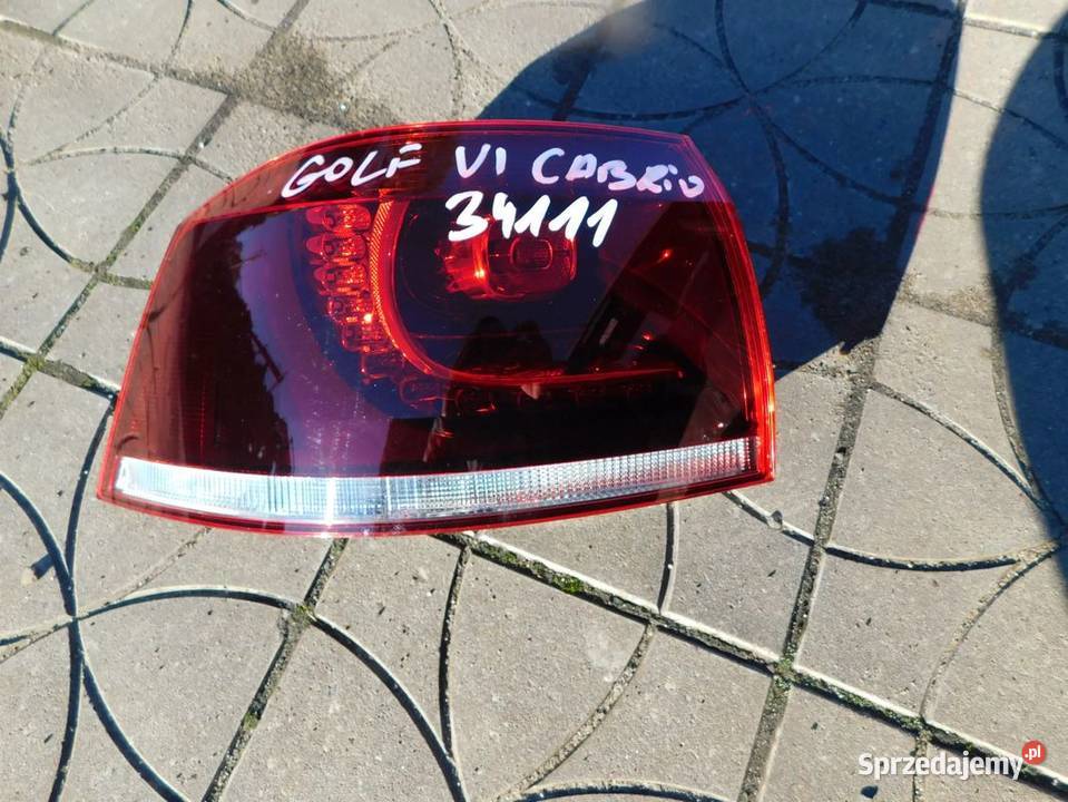 golf VI cabrio lampa 34111 WYSYŁKA śląskie Żory