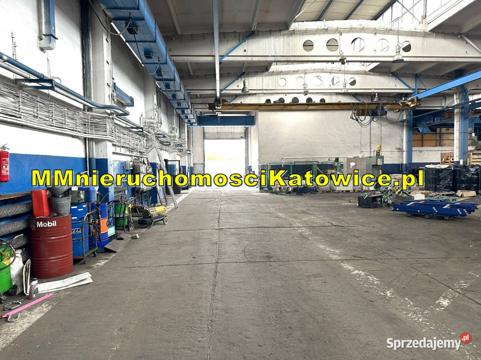 Hala ogrzewana do wynajęcia Katowice suwnica 2 Wynajem sprzedam