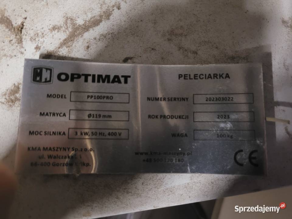 Pelleciarka 3kw Mylin