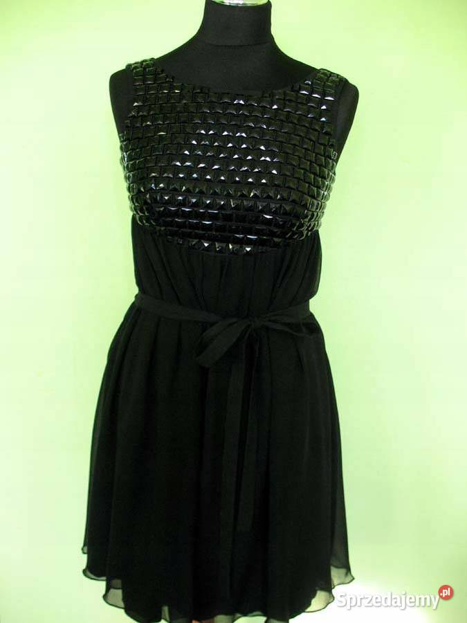 Sukienka czarna elegancka 34 XS biust 84 Bicici Inny wzór Siedlce