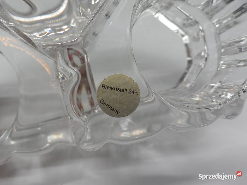Kryształowy świecznik na podgrzewacze tealighty Raszków sprzedam
