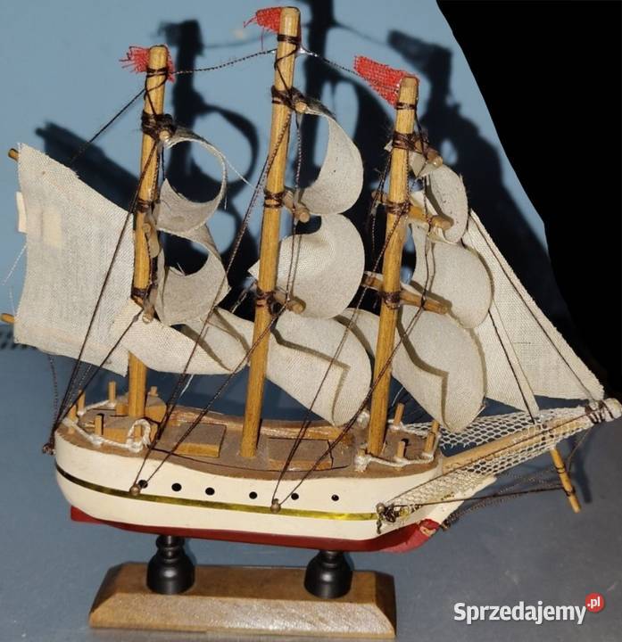 sprzedam statek z drewna widać na zdjęciu z kont Antyki Sosnowiec sprzedam