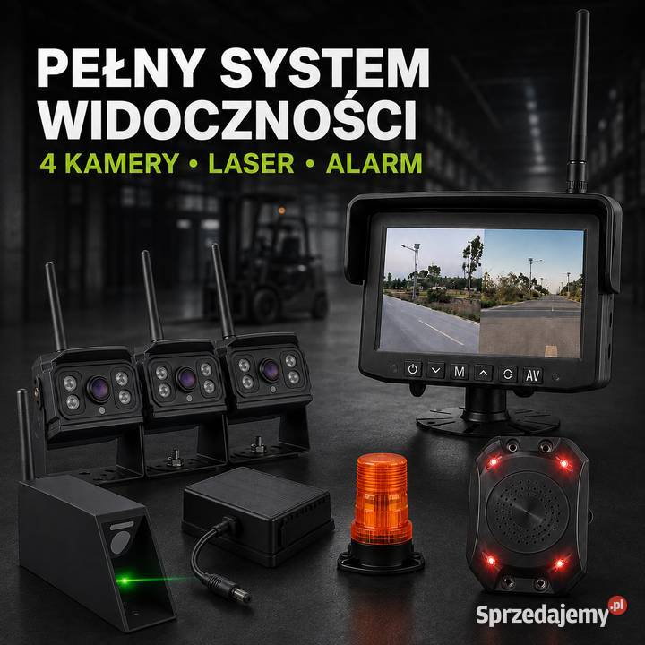 ompletny system kamer AI do wózka widłowego sprzedam